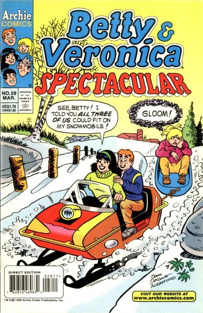 Cover for Betty and Veronica Spectacular (Archie, 1992 series) #28