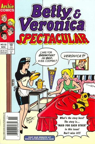 Cover for Betty and Veronica Spectacular (Archie, 1992 series) #32 [Direct Edition]