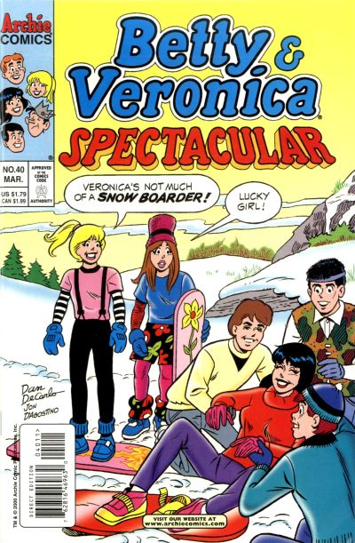 Cover for Betty and Veronica Spectacular (Archie, 1992 series) #40 [Direct Edition]