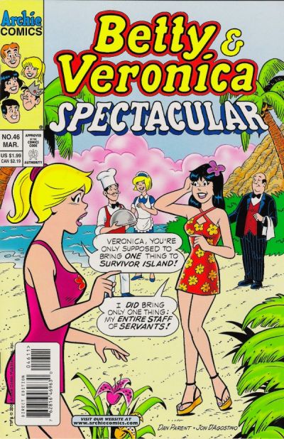 Cover for Betty and Veronica Spectacular (Archie, 1992 series) #46 [Direct Edition]