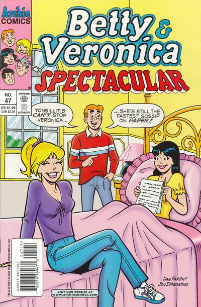 Cover for Betty and Veronica Spectacular (Archie, 1992 series) #47 [Direct Edition]