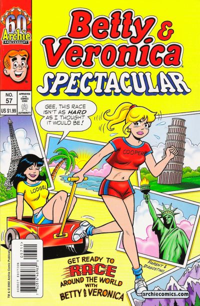 Cover for Betty and Veronica Spectacular (Archie, 1992 series) #57 [Direct Edition]