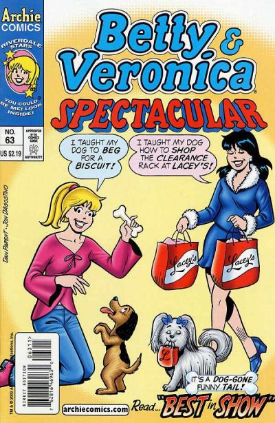 Cover for Betty and Veronica Spectacular (Archie, 1992 series) #63