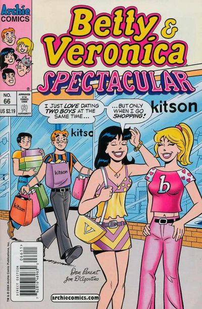 Cover for Betty and Veronica Spectacular (Archie, 1992 series) #66 [Direct Edition]