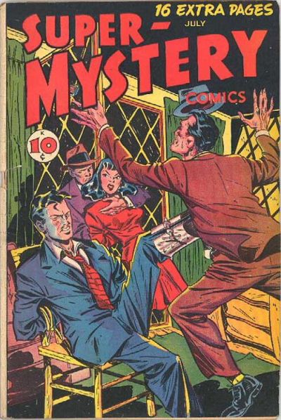 Cover for Super-Mystery Comics (Ace Magazines, 1940 series) #v6#6