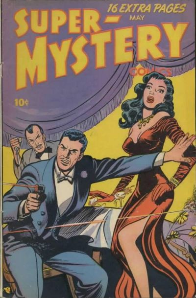 Cover for Super-Mystery Comics (Ace Magazines, 1940 series) #v7#5
