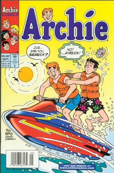Cover for Archie (Archie, 1959 series) #487 [Newsstand]