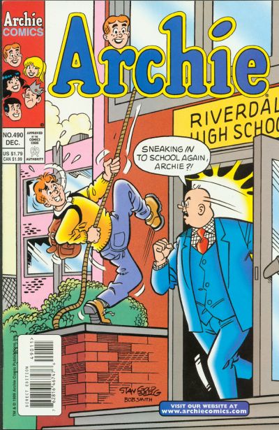 Cover for Archie (Archie, 1959 series) #490 [Direct Edition]