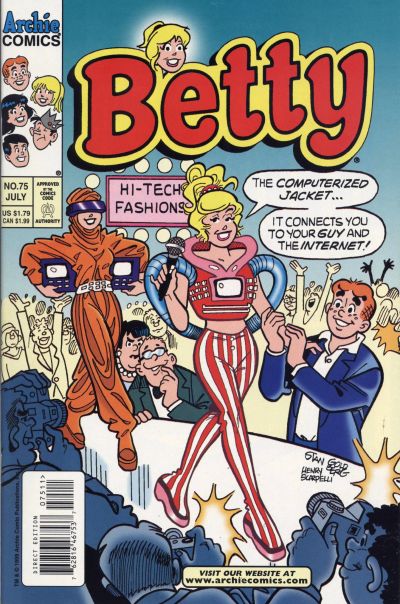 Cover for Betty (Archie, 1992 series) #75 [Direct Edition]