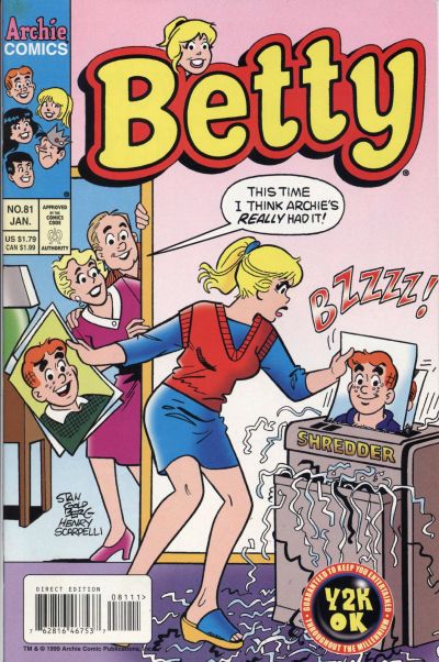 Cover for Betty (Archie, 1992 series) #81