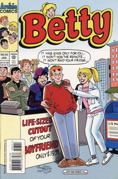 Cover for Betty (Archie, 1992 series) #93 [Direct Edition]