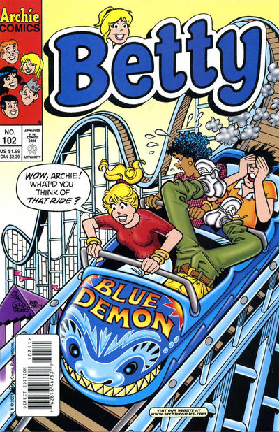 Cover for Betty (Archie, 1992 series) #102