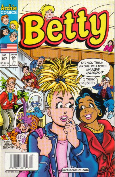 Cover for Betty (Archie, 1992 series) #107 [Newsstand]