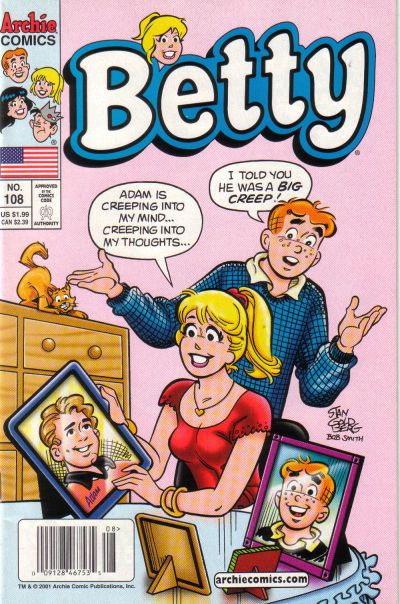 Cover for Betty (Archie, 1992 series) #108 [Newsstand]