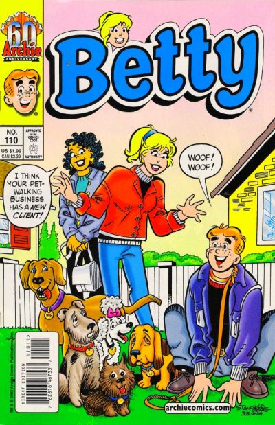 Cover for Betty (Archie, 1992 series) #110 [Direct Edition]