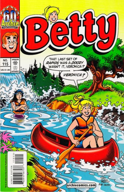 Cover for Betty (Archie, 1992 series) #115 [Direct Edition]