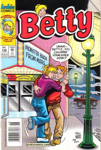 Cover for Betty (Archie, 1992 series) #126 [Newsstand]
