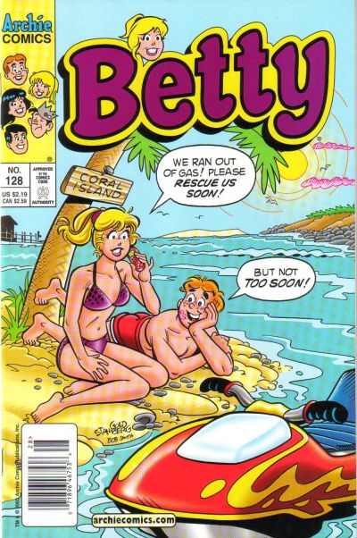 Cover for Betty (Archie, 1992 series) #128 [Newsstand]