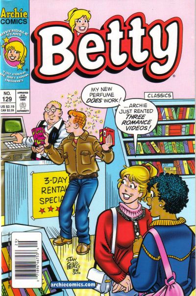 Cover for Betty (Archie, 1992 series) #129 [Newsstand]
