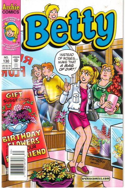 Cover for Betty (Archie, 1992 series) #130 [Newsstand]