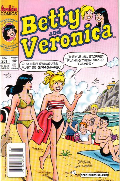 Cover for Betty and Veronica (Archie, 1987 series) #201 [Newsstand]