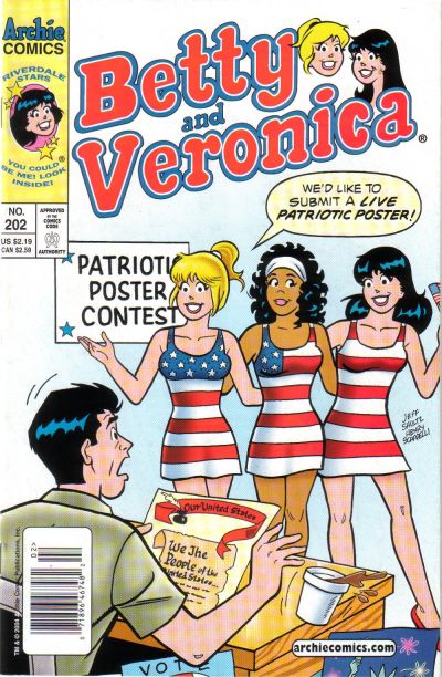 Cover for Betty and Veronica (Archie, 1987 series) #202 [Newsstand]
