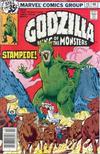 Cover for Godzilla (Marvel, 1977 series) #15