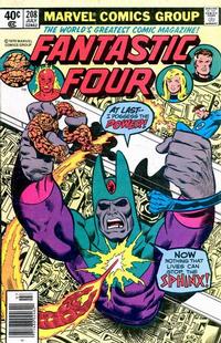 Cover Thumbnail for Fantastic Four (Marvel, 1961 series) #208 [Newsstand]