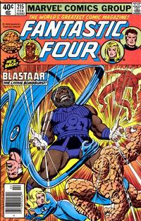 Cover Thumbnail for Fantastic Four (Marvel, 1961 series) #215 [Newsstand]