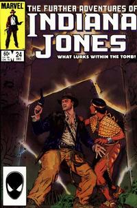 Cover Thumbnail for The Further Adventures of Indiana Jones (Marvel, 1983 series) #24 [Direct]