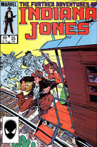 Cover for The Further Adventures of Indiana Jones (Marvel, 1983 series) #25 [Direct]