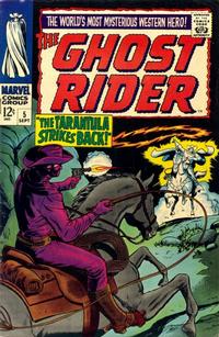 Cover Thumbnail for The Ghost Rider (Marvel, 1967 series) #5
