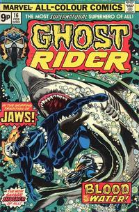 Cover Thumbnail for Ghost Rider (Marvel, 1973 series) #16 [British]