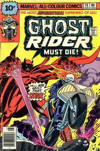 Cover Thumbnail for Ghost Rider (Marvel, 1973 series) #19 [British]