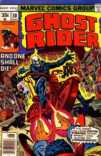 Cover Thumbnail for Ghost Rider (Marvel, 1973 series) #30