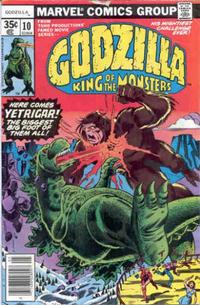 Cover for Godzilla (Marvel, 1977 series) #10