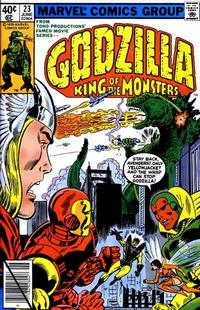 Cover Thumbnail for Godzilla (Marvel, 1977 series) #23 [Direct]