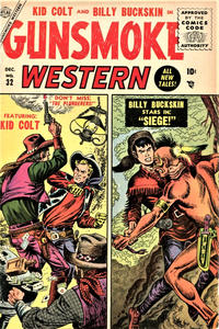 Cover Thumbnail for Gunsmoke Western (Marvel, 1955 series) #32