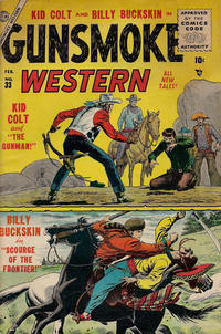 Cover Thumbnail for Gunsmoke Western (Marvel, 1955 series) #33
