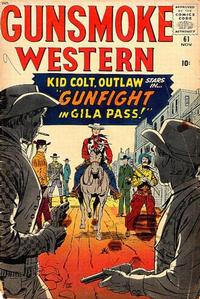 Cover for Gunsmoke Western (Marvel, 1955 series) #61