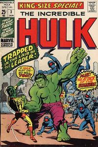 Cover Thumbnail for Incredible Hulk [King Size Special] (Marvel, 1968 series) #3