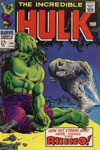 Cover Thumbnail for The Incredible Hulk (Marvel, 1968 series) #104