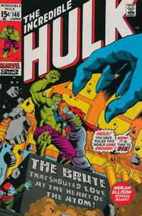 Cover for The Incredible Hulk (Marvel, 1968 series) #140