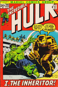 Cover Thumbnail for The Incredible Hulk (Marvel, 1968 series) #149