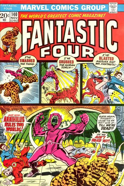 Cover for Fantastic Four (Marvel, 1961 series) #140
