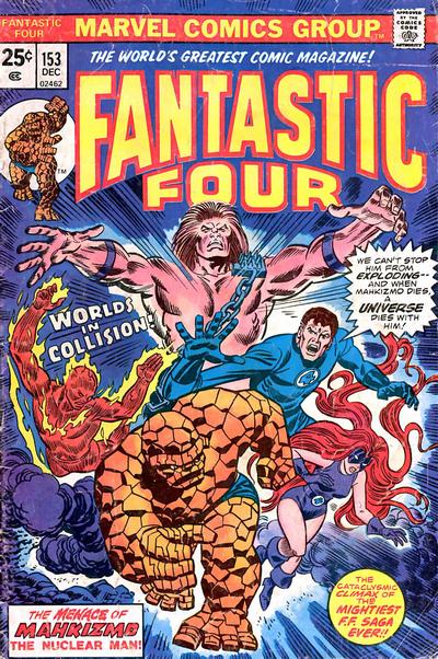 Cover for Fantastic Four (Marvel, 1961 series) #153
