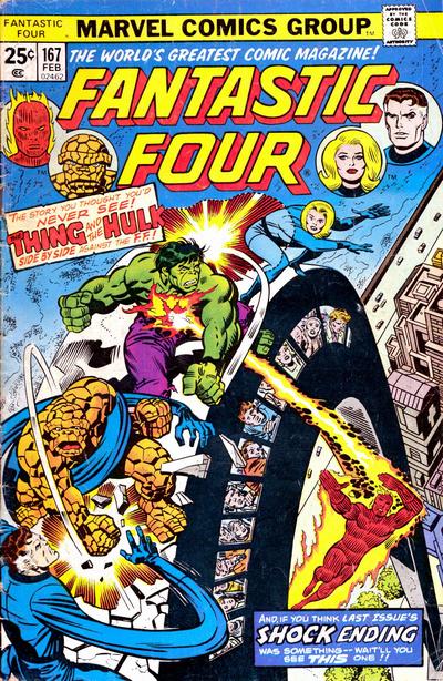 Cover for Fantastic Four (Marvel, 1961 series) #167