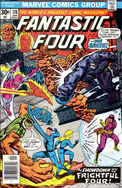 Cover for Fantastic Four (Marvel, 1961 series) #178 [Regular Edition]