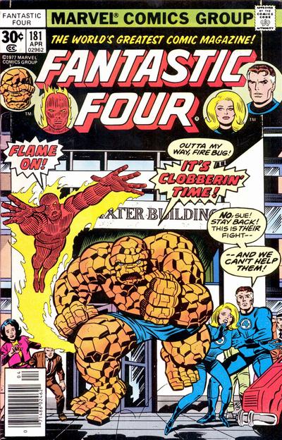 Cover for Fantastic Four (Marvel, 1961 series) #181 [Regular Edition]