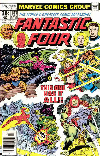 Cover for Fantastic Four (Marvel, 1961 series) #183 [30¢]